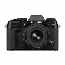 Fujifilm X-T50 Mirrorless Camera, Black with XF 16-50 lens