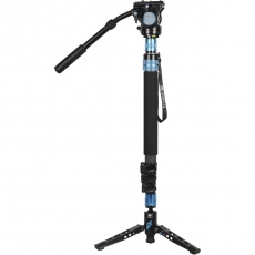 Sirui P-424FS Carbon Fibre Monopod with Stand and video head VH-10 Sirui P-424FS Carbon Fibre Monopod with Stand and video head VH-10