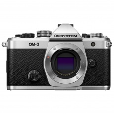 OM SYSTEM OM-3 body, Silver OM SYSTEM OM-3 body, Silver