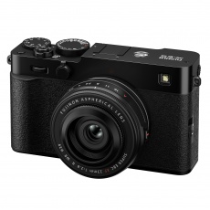 Fujifilm X-E5 Mirrorless Camera with XF23mm F2.8 R WR, Black