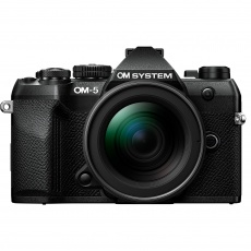 OM SYSTEM OM-5 Mark II Mirrorless camera with 12-45mm Pro lens, Black OM SYSTEM OM-5 Mark II Mirrorless camera with 12-45mm Pro lens, Black