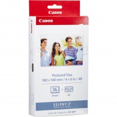 Canon KP-36IP Print Cartridge, 36 postcard sheets and ink
