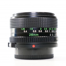 Used Canon FD 28mm f2.8 lens Used Canon FD 28mm f2.8 lens