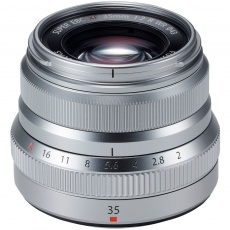 Fujifilm XF 35mm f2.0 R WR lens, silver Fujifilm XF 35mm f2.0 R WR lens, silver