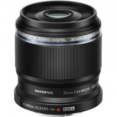 Olympus M.ZUIKO DIGITAL ED 30mm f3.5 Macro lens, black Olympus M.ZUIKO DIGITAL ED 30mm f3.5 Macro lens, black