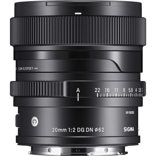 Sigma Sigma 20mm f2 DG DN Contemporary lens for Lumix L-mount