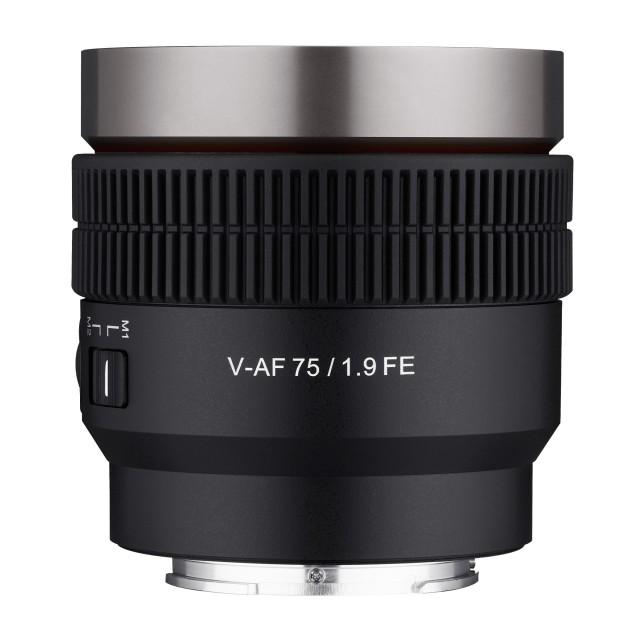 Samyang Samyang V-AF 75mm T1.9 lens for Sony FE | Unsealed box