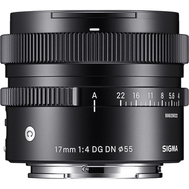 Sigma Sigma 17mm f4 DG DN Contemporary lens for Lumix L-mount