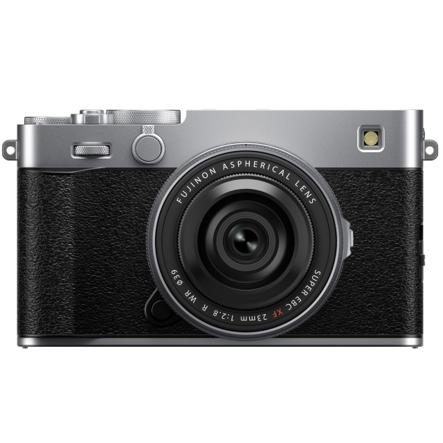Fujifilm Fujifilm X-E5 Mirrorless Camera with XF23mm F2.8 R WR, Silver