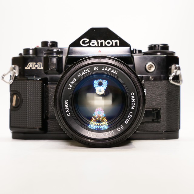 Canon Used Canon A-1 35mm SLR with FD 50mm f1.4 lens