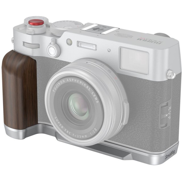 Smallrig Smallrig 4804 Wooden L-Shape Grip for FUJIFILM X100VI / X100V, Silver
