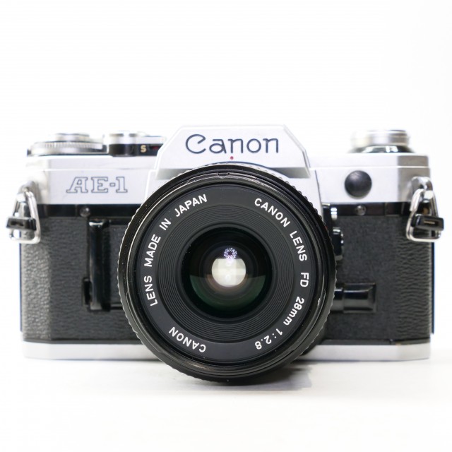 Canon Used Canon AE-1 35mm SLR with 28mm lens