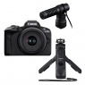 Canon EOS R50 with RF-S 18-45mm lens, Creator kit