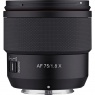 Samyang AF 75mm f1.8 lens for Fuji X  | Unsealed box