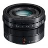 Panasonic 15mm f1.7 Leica DG Summilux lens, black