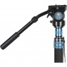 Sirui P-424FL Carbon Fibre Monopod with Stand and video head VH-10