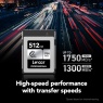 Lexar Lexar 512GB CFexpress Type B Silver R1750/W1300MB/s