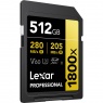Lexar 512GB SDXC Gold UHS-II R280/W205MB/s V60