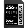 Lexar 256GB SDXC Silver Plus R205/W150MB/s V30