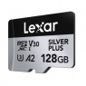 Lexar 128GB microSDXC Silver Plus R205/W150MB/s V30