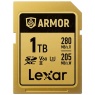 Lexar 1TB SDXC Pro Gold Series ARMOR UHS-II V60 IP68 Stainless Steel R280/W210