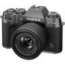Fujifilm X-T50 Mirrorless Camera, Charcoal Silver with XC 15-45 lens