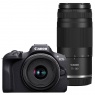 Canon EOS R100 Mirrorless Camera with 18-45 and 75-300mm lenses