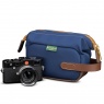 Billingham Capsule 1, Navy Fibrenyte-Chocolate Trim